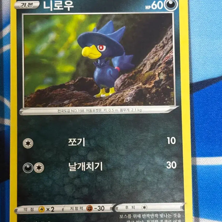 [BUNJANG] Pokemon Card Nidoran (Illustration) / [귀여운 포켓몬카드] 니로우 실물 일러