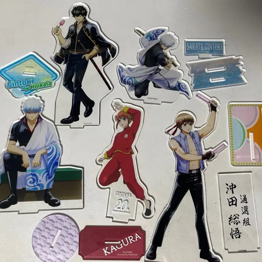 [BUNJANG] Gintama Acrylic Stand Bundle Set / 급전) 은혼 아크릴 스탠드 일괄