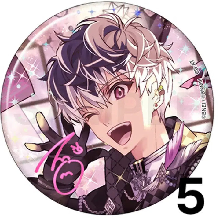 [BUNJANG] Idolish7 10th Anniversary Can Badge Mom 5pc Set / 아이나나 10주년 캔뱃지 모모 5개
