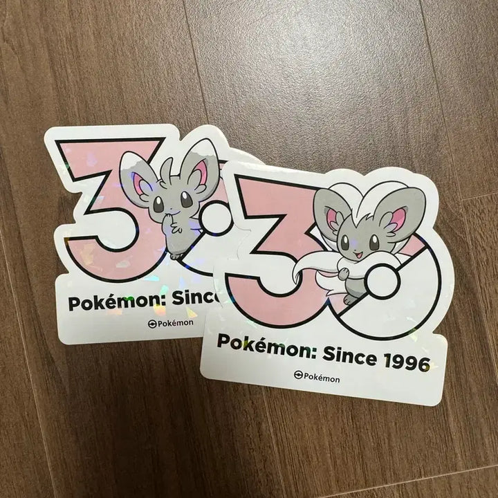 [BUNJANG] Pokemon 30th Anniversary Logo Sticker Chirami Chirachino / 포켓몬 30주년 로고스티커 치라미 치라치노