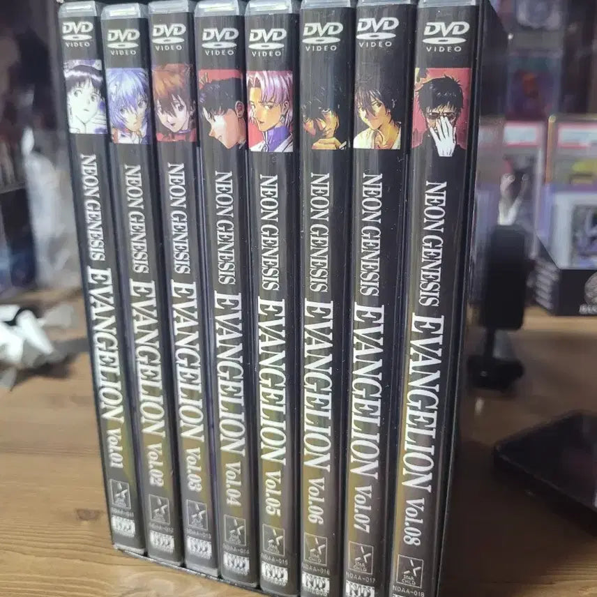 [BUNJANG] Neon Genesis Evangelion Complete DVD Set Vol. 01-08 / 신세기 에반게리온 DVD 전권 Vol.01-08