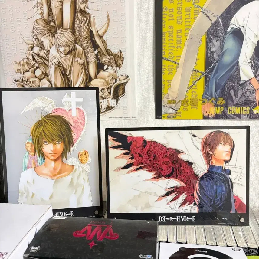 [BUNJANG] Death Note C Prize Acrylic Standee - L &amp; Light / 데스노트 C상 아크릴 엘+라이토