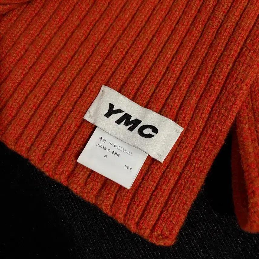 [BUNJANG] YMC Knit Scarf Orange / YMC 니트 스카프 오렌지