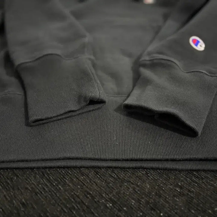 [BUNJANG] Champion Reverse Weave Hoodie Black / [Champion] 챔피온 리버스위브 후드티 블랙 색상