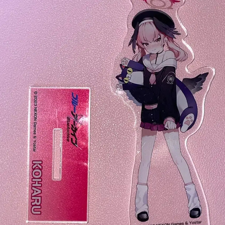 [BUNJANG] Blue Archive Koharu Official Tapestry &amp; Acrylic Set / 블루아카이브 코하루 공식 태피스트리 아크릴 일괄 미소녀 방꾸
