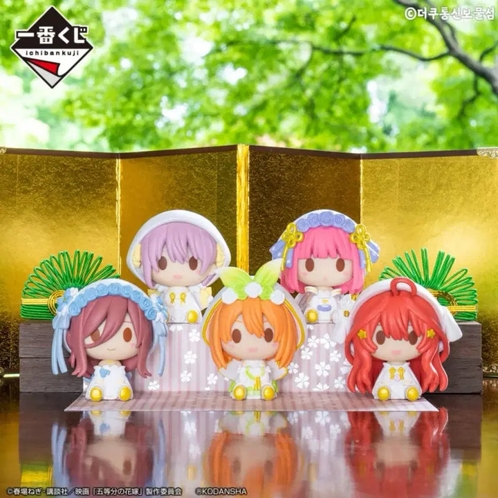 [BUNJANG] Ichiban Kuji The Quintessential Quintuplets "Happy Knot" Chokonokko Figure Set / 5등분의 신부 제일복권 이치방쿠지 행복의 매듭 초코노코 피규어 세트