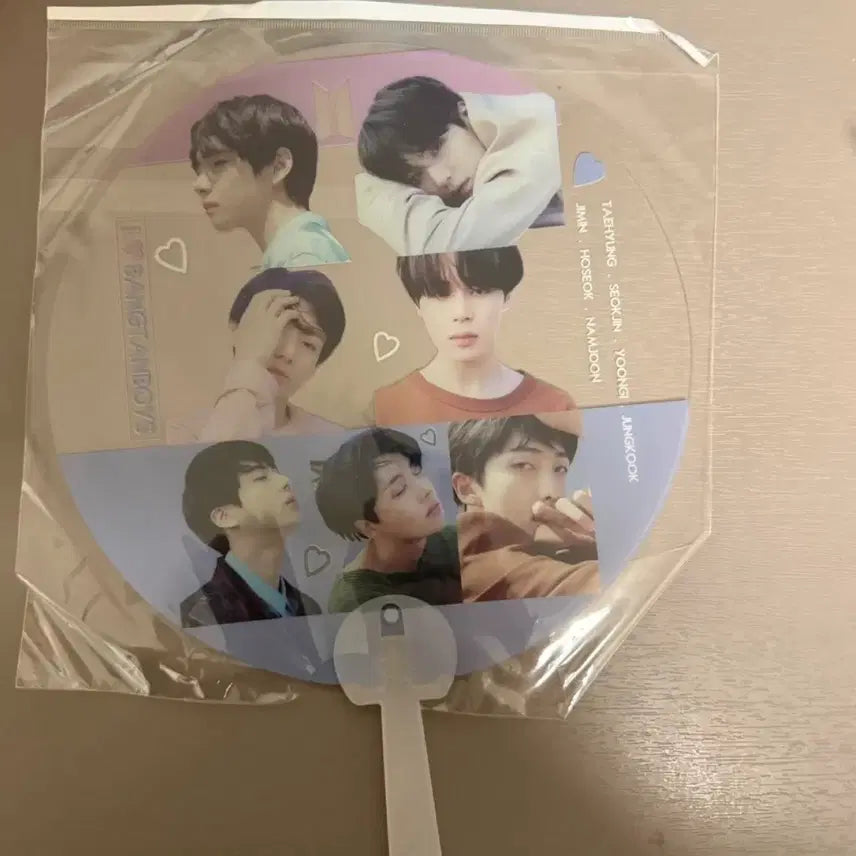 [BUNJANG] BTS Transparent Fan / BTS 방탄소년단 투명 부채