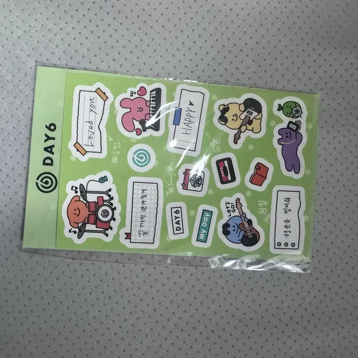 [BUNJANG] DAY6 Character Sticker Set / DAY6 데이식스 캐릭터 스티커