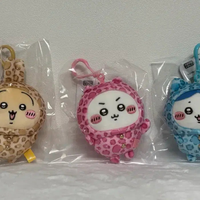 [BUNJANG] Chikawa Hachiware Usagi Don Quijote Collaboration Leopard Print Mascot Bundle Set / 당일발송) 돈키호테 호피 하치와레 치이카와 우사기 일괄 돈키