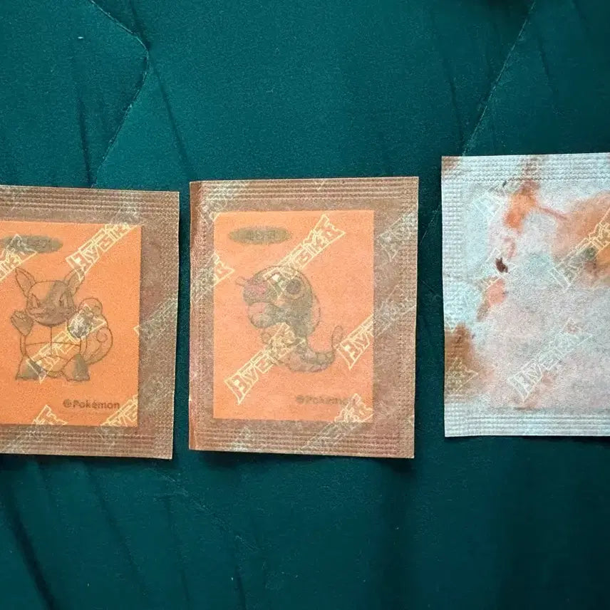 [BUNJANG] Pokemon Bread Stickers - Eevee, Caterpie, Meowth / 포켓몬 빵  스티커 어니부기 캐터피 나옹 교환합니다