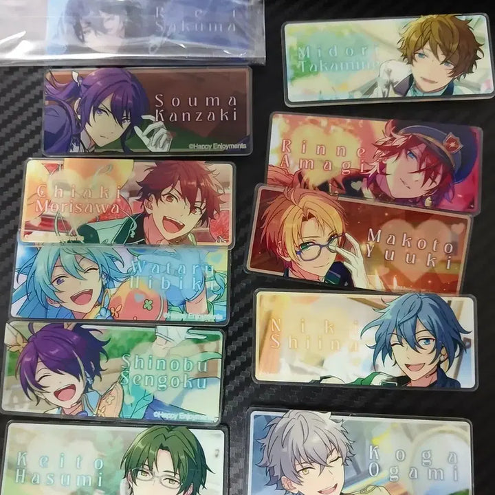 [BUNJANG] Ensemble Stars Acrylic Name Tag &amp; Can Badge Bundle Set / 앙스타 아크릴 명찰 / 캔뱃지 일괄