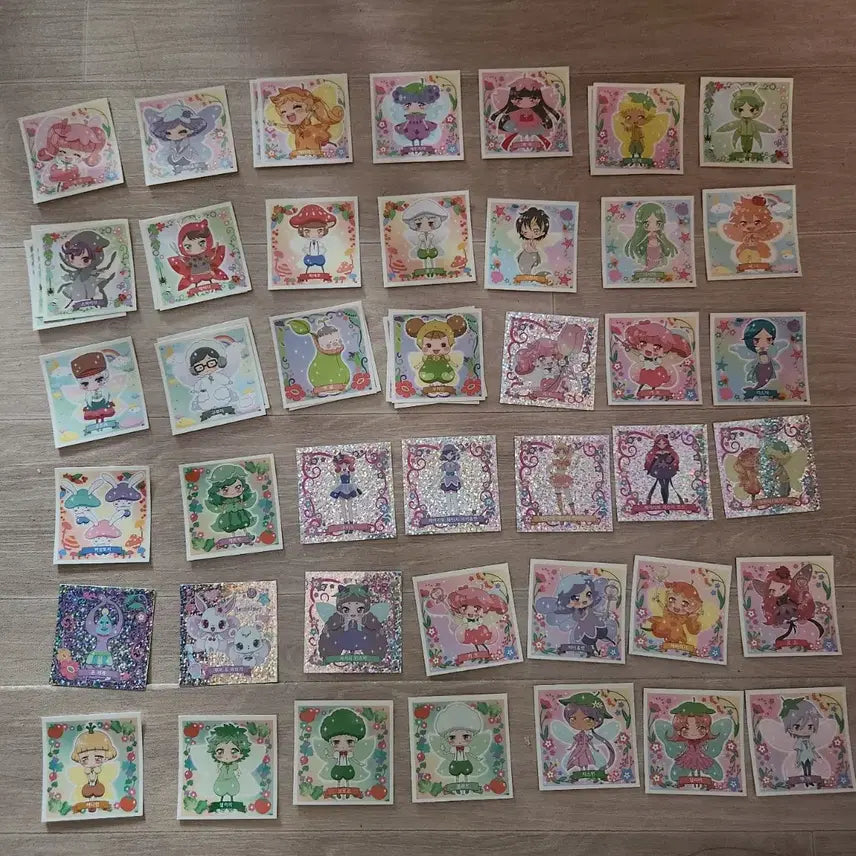 [BUNJANG] Fairy Friends Riruriru Sticker Collection Bundle Set / 일괄) 슾의요정 리루리루 페어리루 스티커 컬렉션 고전