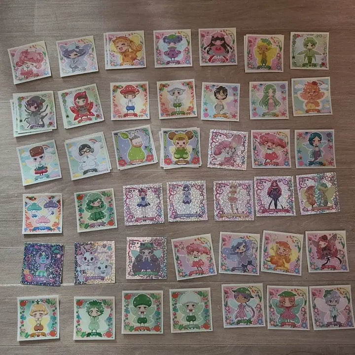 [BUNJANG] Fairy Friends Riruriru Sticker Collection Bundle Set / 일괄) 슾의요정 리루리루 페어리루 스티커 컬렉션 고전