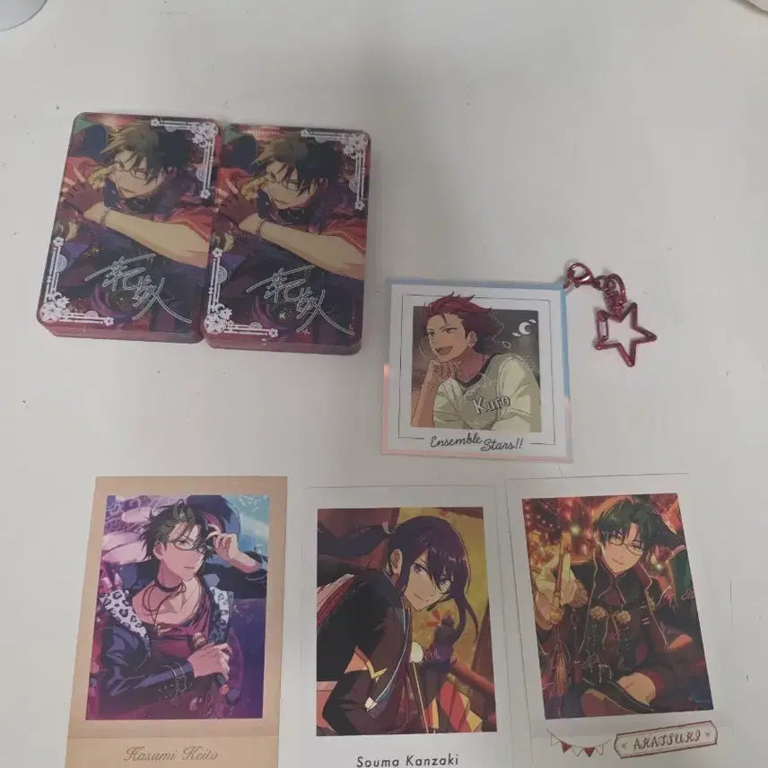 [BUNJANG] Ensemble Stars Kurenai Bundle Set / 앙상블 스타즈 홍월 굿즈 일괄
