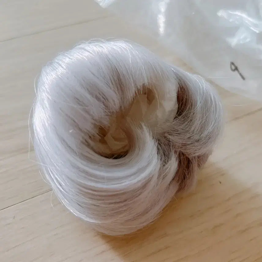 [BUNJANG] USD Doll Wig Purple Silver Short Bob / usd 인형가발 퍼플실버 색상 단방