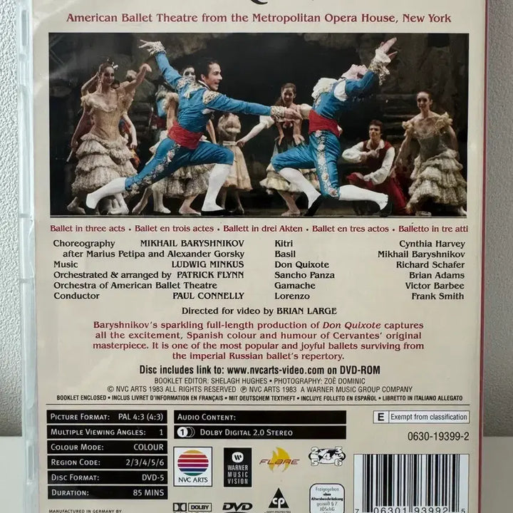 [BUNJANG] Mikhail Baryshnikov Don Quixote DVD / 돈키호테 아메리칸 발레시어터 DVD 미하일 바리시니코프