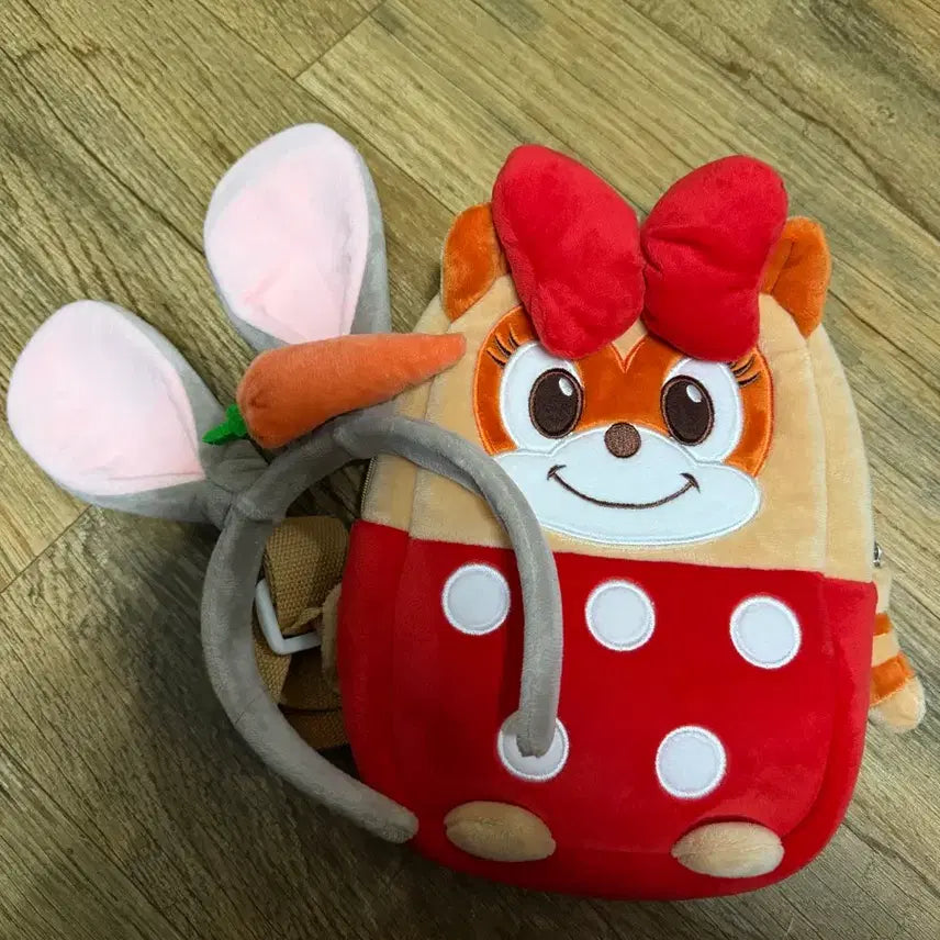 [BUNJANG] Lotte World Lory Bag &amp; Judy Headband Bundle / 롯데월드 로리 가방 주디머리띠 일괄 판매