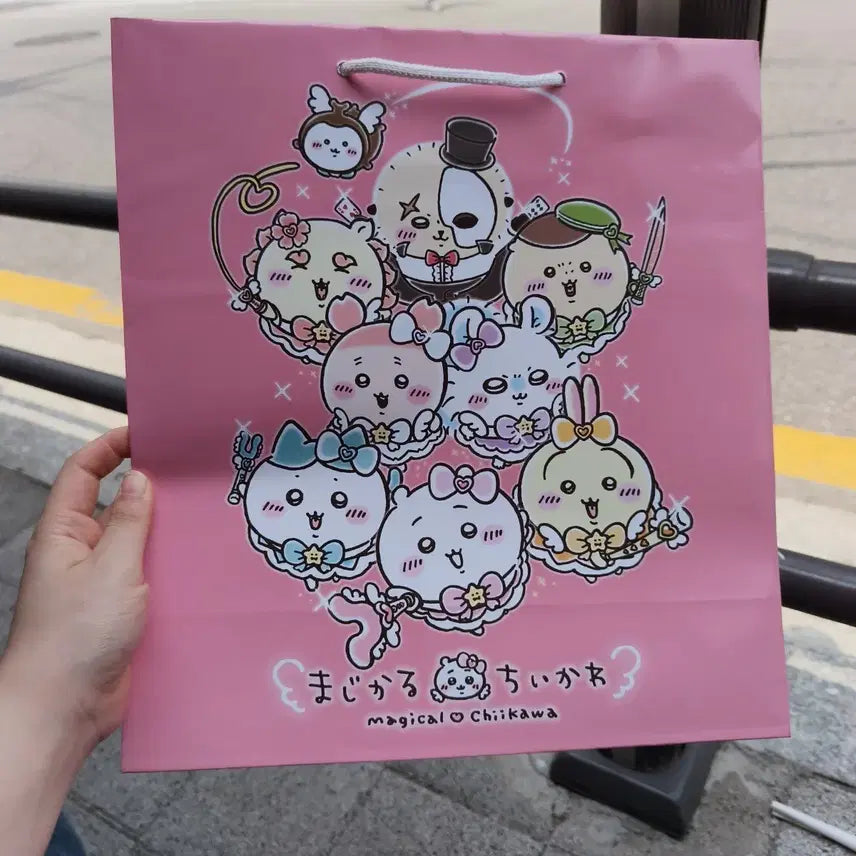 [BUNJANG] Magical Chiikawa Pop-up Store Shopping Bag / 매지컬 치이카와 팝업 스토어 쇼핑백 먼작귀