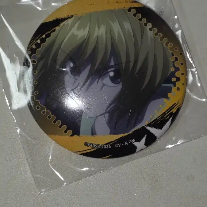 [BUNJANG] Hunter x Hunter Kurapika Can Badge (Sealed) / 헌터헌터 헌헌 크라피카 캔뱃지 미개봉 새상품
