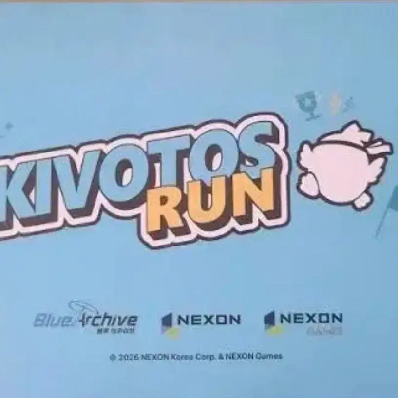 [BUNJANG] Blue Archive KOTOBOTOS RUN Medal, Package, and Non-Woven Bag Set / 블루아카이브 키보토스런 메달+패키지+부직포백