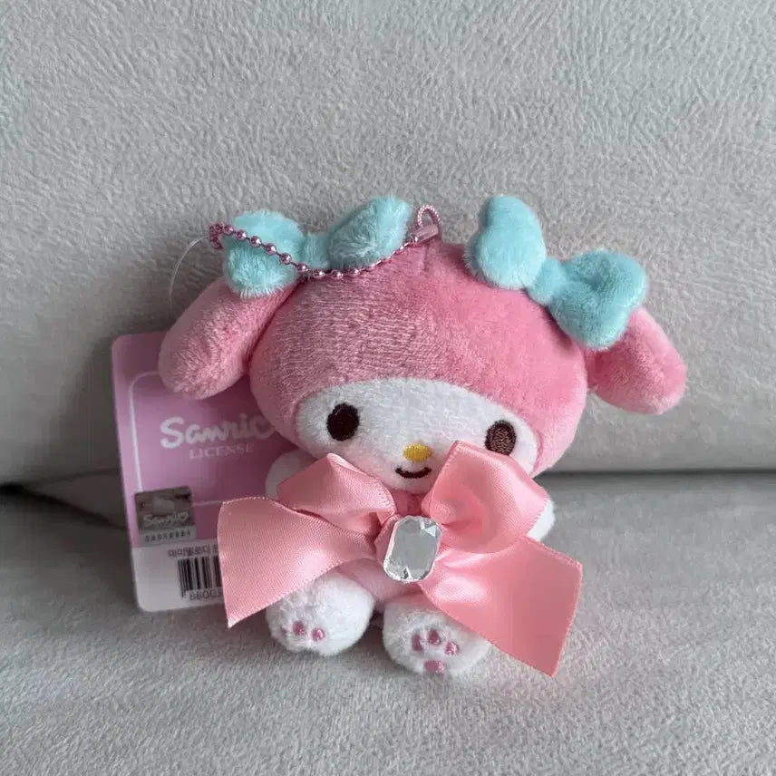 [BUNJANG] Sanrio My Melody Pink Ribbon Keyring / 산리오 마이멜로디 핑크 키링