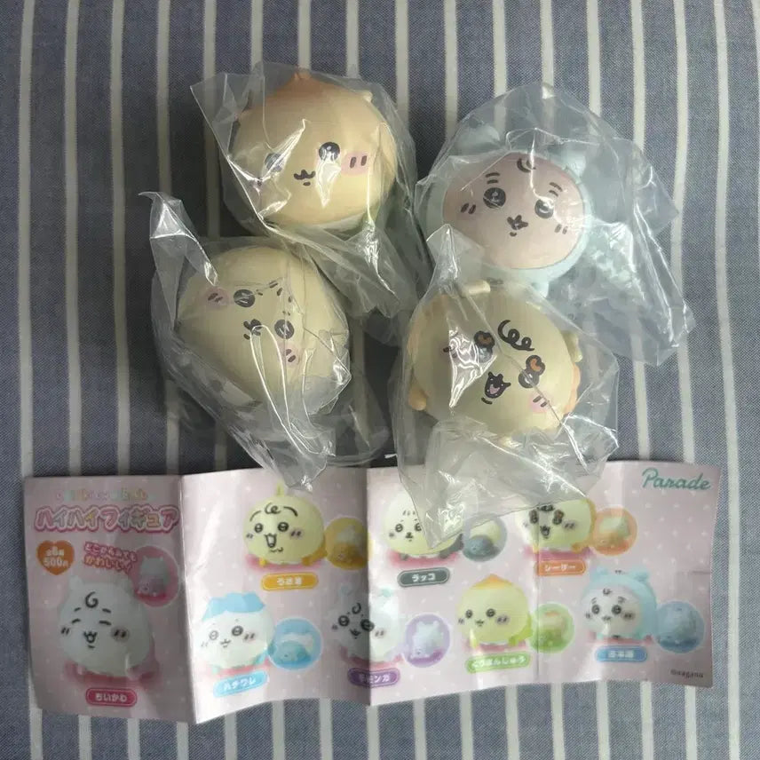 [BUNJANG] Chiikawa Baby Figure Set (Kurimanju, Kani, Rakko, Shisa) / 치이카와 베이비 피규어 쿠리만쥬 카니 랏코 시샤