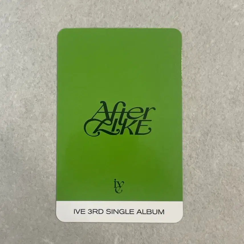 [BUNJANG] IVE Rei After Like Photocard / 아이브 레이 after like 포카 팝니다