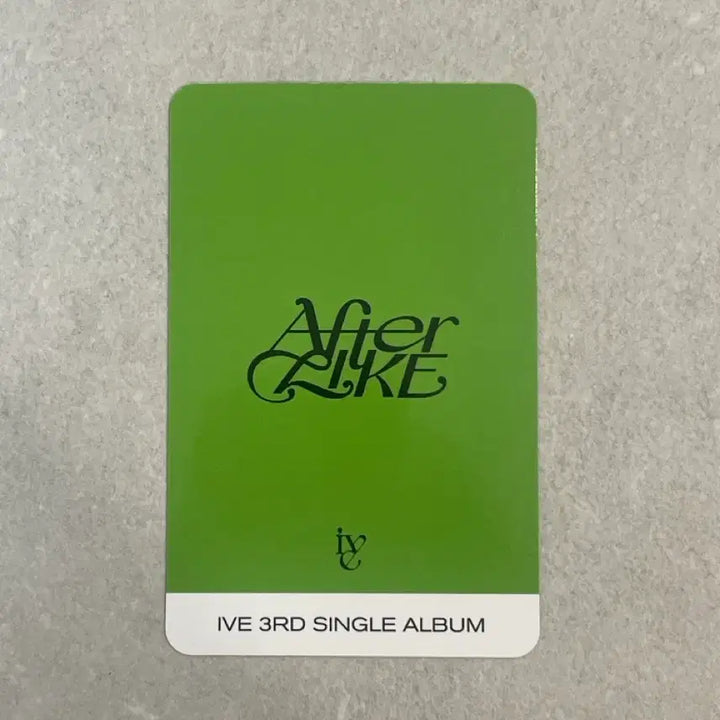 [BUNJANG] IVE Rei After Like Photocard / 아이브 레이 after like 포카 팝니다