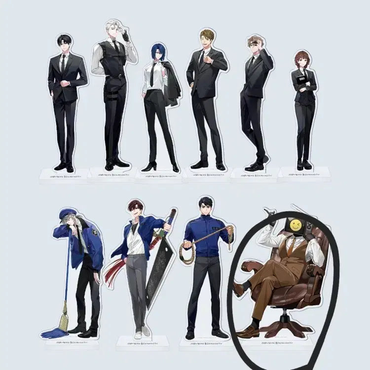 [BUNJANG] Line Friends Brown Ghost Commute Official Acrylic Stand / 괴담출근 브라운 공식 아크릴