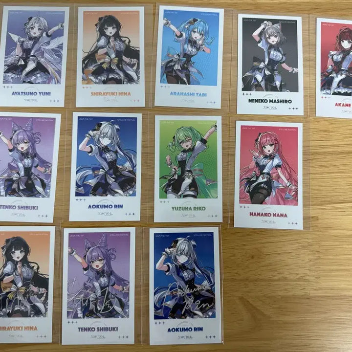 [BUNJANG] Stellive Cheki Card Bundle Set / 스텔라이브 체키카드 일괄 판매합니다