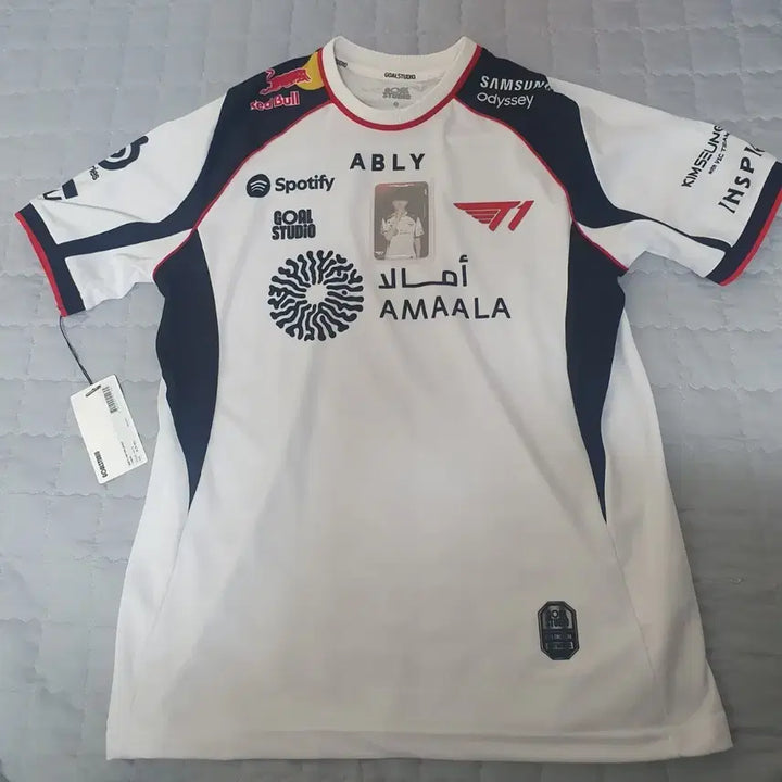 [BUNJANG] T1 Faker 26th Anniversary Commemorative Uniform Jersey (Size M) / [Ver.1] T1 2026 유니폼 져지 페이커 마킹 M사이즈+포토카드