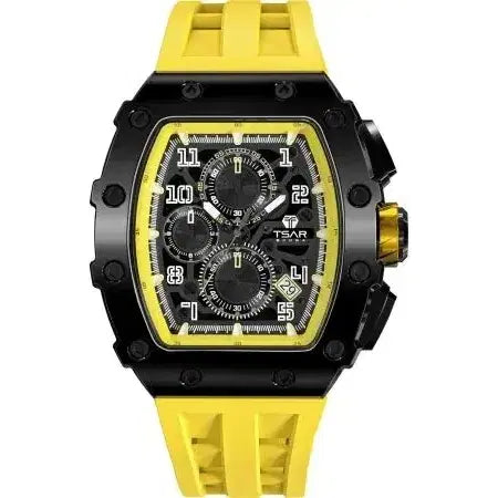 [BUNJANG] Charbonnier Authentic Watch Yellow &amp; Black / 차르봄바 정품 시계 옐로우 &amp;블랙 새상품