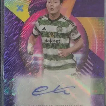 [BUNJANG] Oh Hyeon-gyu 23-24 Topps Finest Limited 199 Auto Autograph Card (Celtic) / 오현규 199한정 오토 23-24 탑스파이니스트 축구카드(셀틱)베식타스