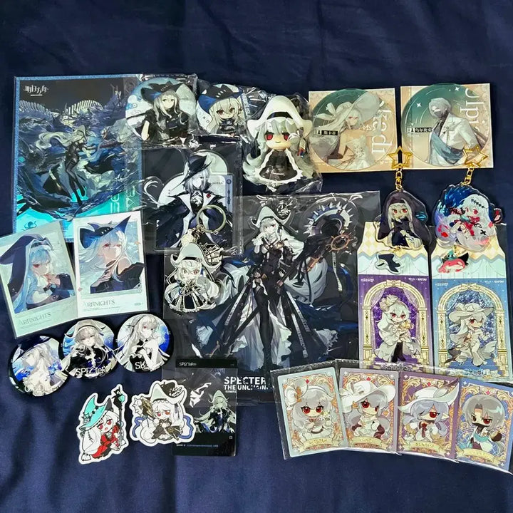 [BUNJANG] Arknights Specter / Skadi / Gladiia / Ulpianus Merchandise Bundle Set / 명일방주 스펙터/스카디/글래디아 어비셜 굿즈 일괄