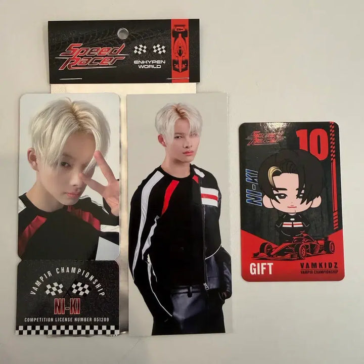 [BUNJANG] Enhypenniki World Speed Racer Gift Set / 엔하이픈 월드 스피드레이서 기프트 니키 세트