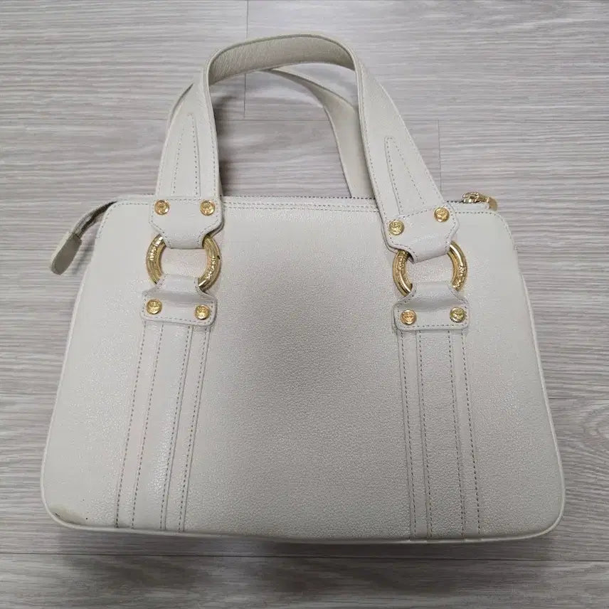 [BUNJANG] MCM Ivory Tote Bag M2904 / MCM 토트백 아이보리 M2904