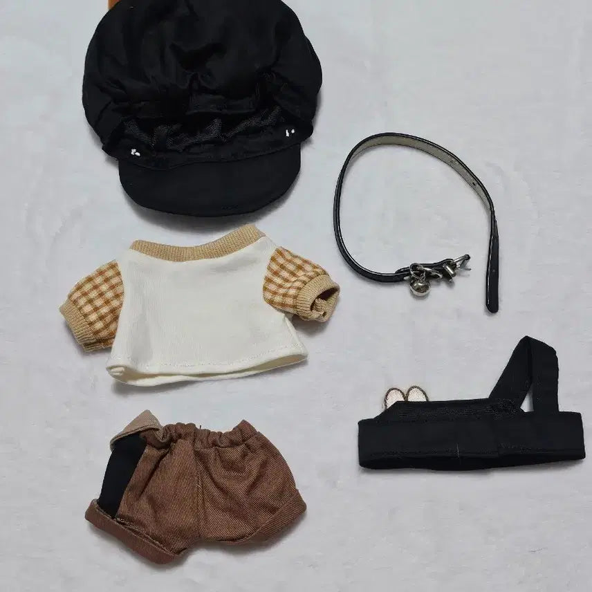 [BUNJANG] 20cm Rabbit Detective Outfit Set / 20cm 솜이형옷 토끼탐정 세트