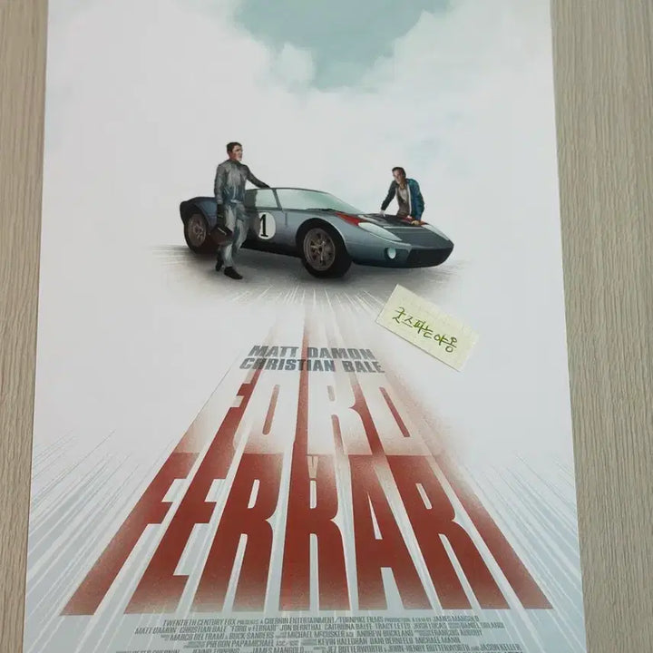 [BUNJANG] Ford v Ferrari (2019) Special Edition A3 Poster Set / [2종일괄2019한정판]영화 포드v페라리 스페셜 포스터(A3)