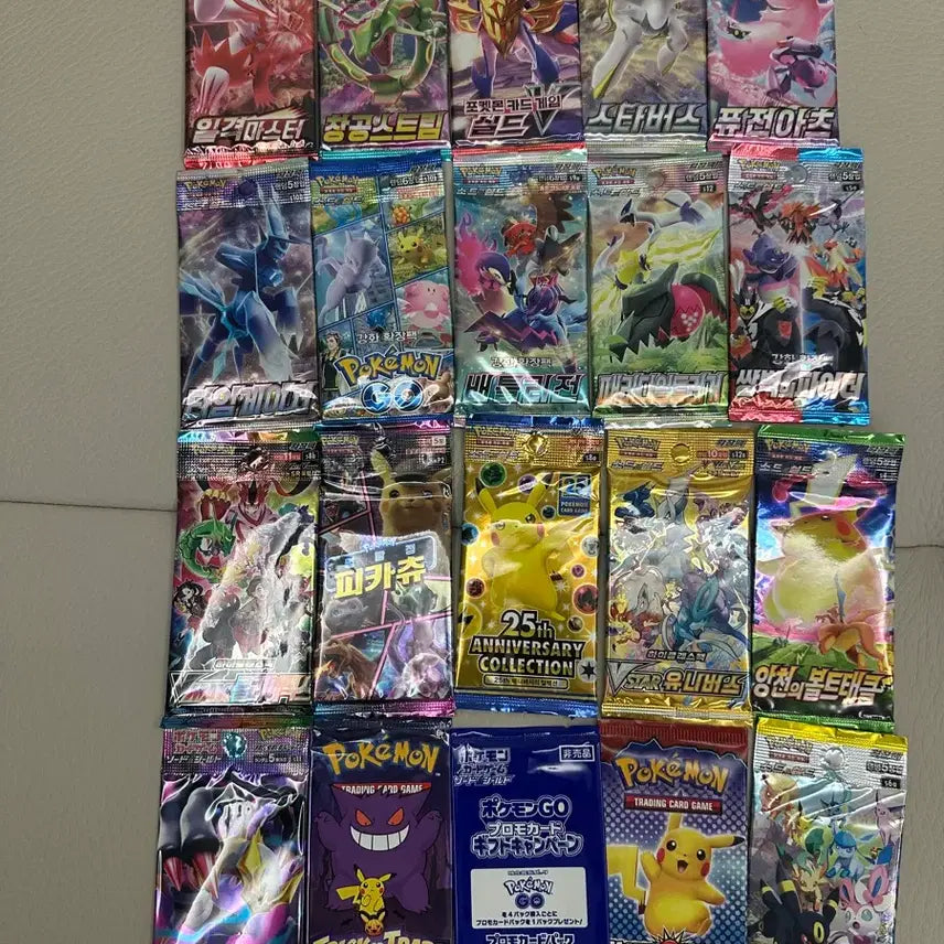 [BUNJANG] Pokemon Card Packs Bundle Set / 포켓몬 카드 팩 일괄