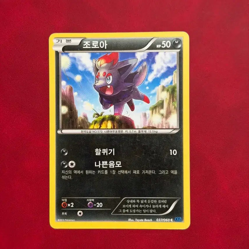 [BUNJANG] Pokemon Ancient Pack Zoroark 3-Type Rare Set / 귀여운 포켓몬 고대팩 카드 조로아 3종 희귀 세트