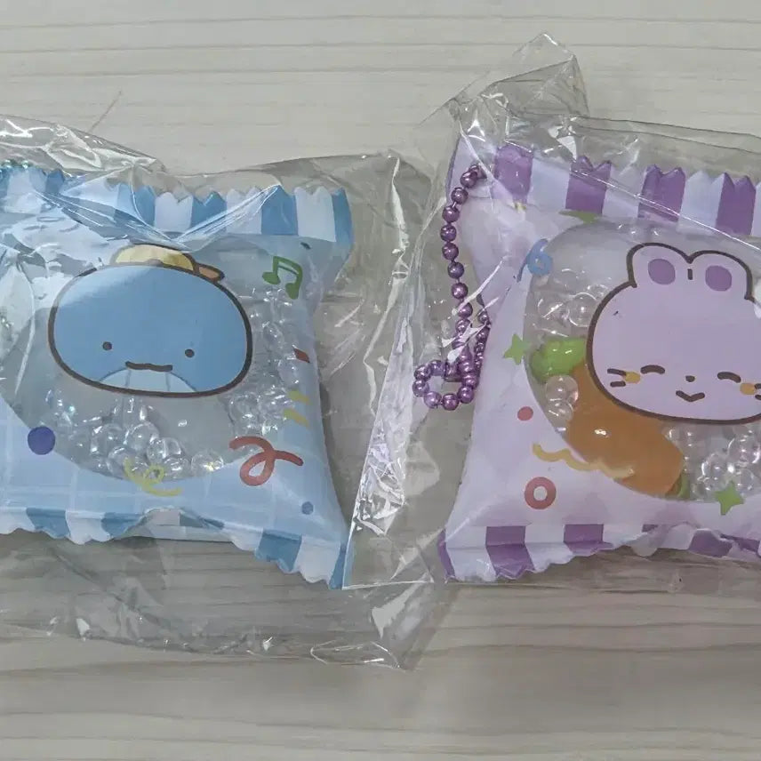 [BUNJANG] Pixelie Snack Bag Keyring Set (Jamtddal, Suhyeon) / 픽셀리 과자봉지 키링 잠뜰 수현