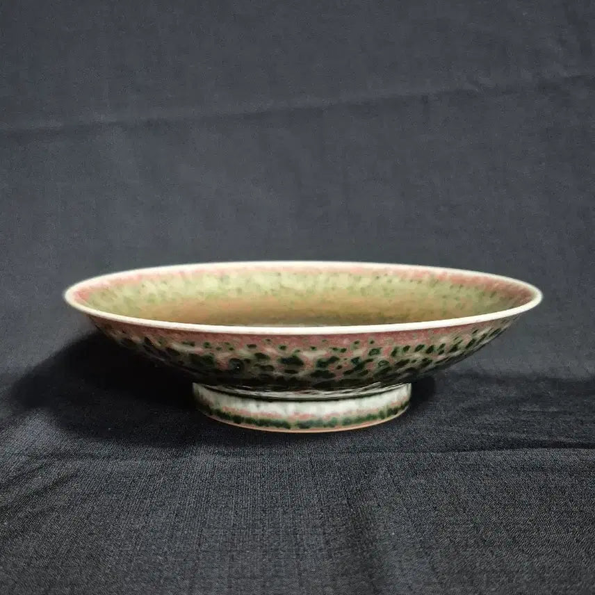 [BUNJANG] Kang Du Hong Celadon Glazed Jun Ware Dish / 중국도자기  강두홍 녹유 균요 반 접시