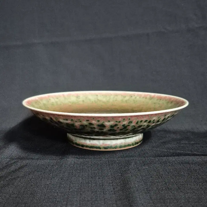[BUNJANG] Kang Du Hong Celadon Glazed Jun Ware Dish / 중국도자기  강두홍 녹유 균요 반 접시