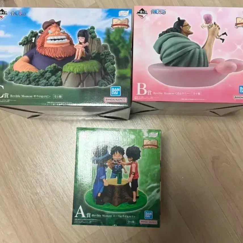[BUNJANG] One Piece Memories Kuuji ABC Set / 원피스 메모리즈 쿠지 ABC상 세트