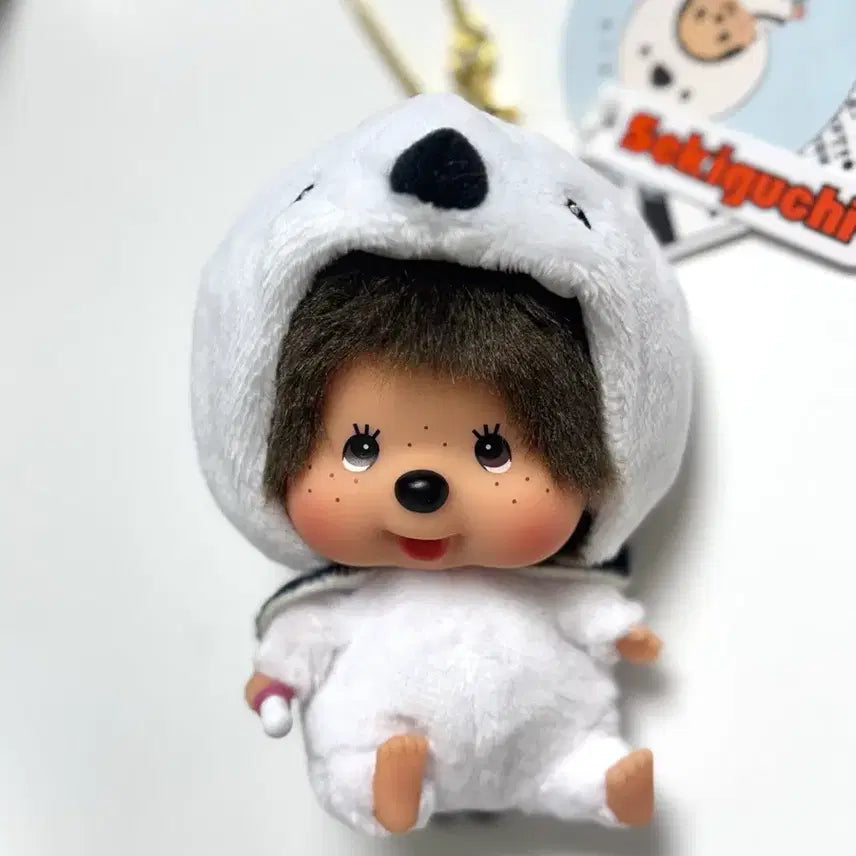 [BUNJANG] Baepsae Monchhichi Big Head Keyring (New) / 뱁새 몬치치 왕대두 ㅡ 새상품