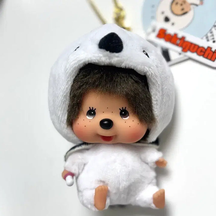 [BUNJANG] Baepsae Monchhichi Big Head Keyring (New) / 뱁새 몬치치 왕대두 ㅡ 새상품