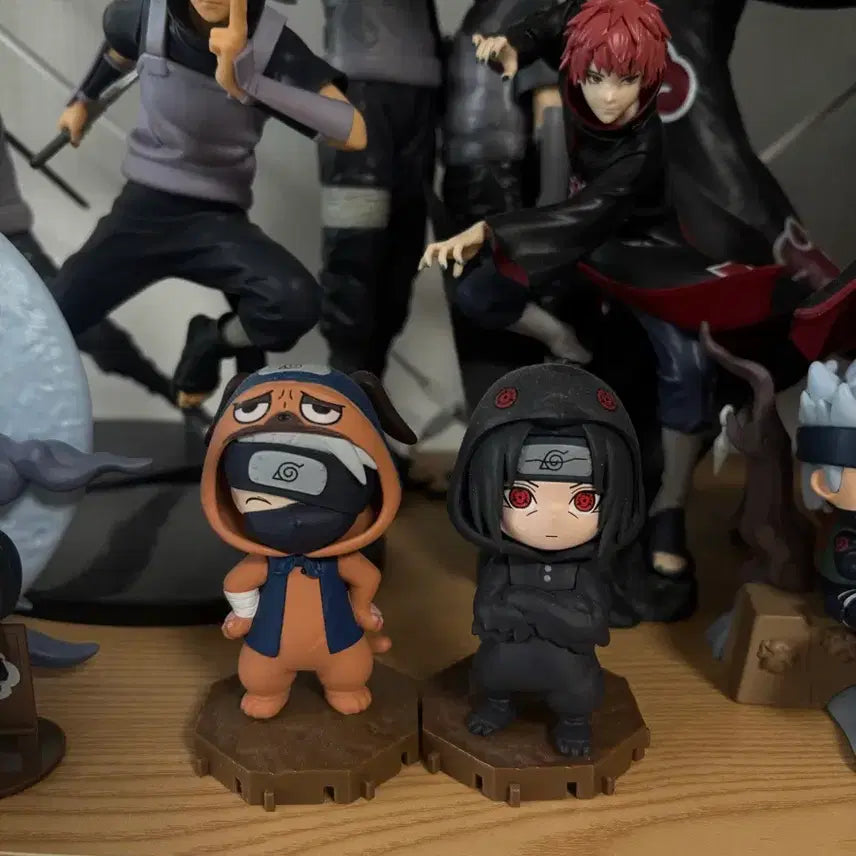 [BUNJANG] Naruto Pajama Figures - Kakashi &amp; Itachi - Bundle Set / 나루토 파자마 피규어 카카시 이타치 두개일괄
