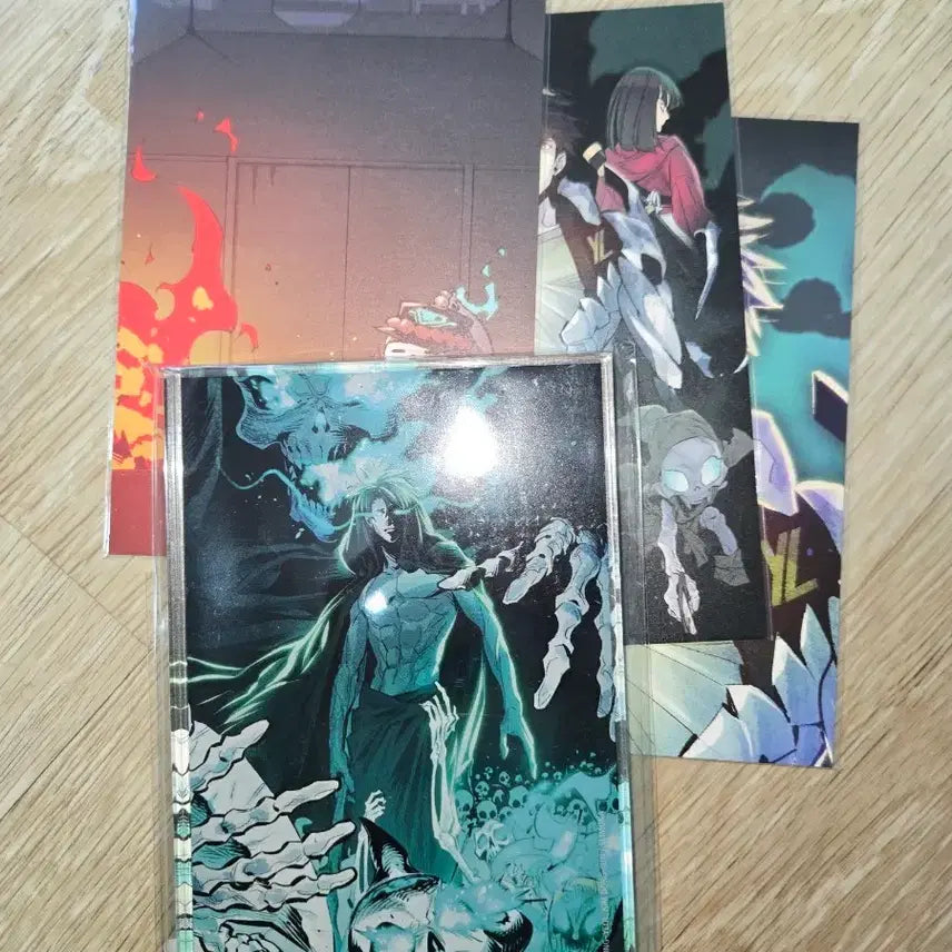 [BUNJANG] I Alone Necromancer Goods Acrylic Block and Postcard Set / 나 혼자 네크로맨서 굿즈