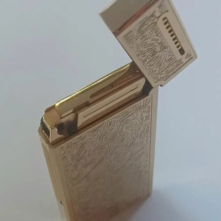 [BUNJANG] Monic Gold Gas Lighter / (라이터) 금장 Monic 가스 돌 라이터