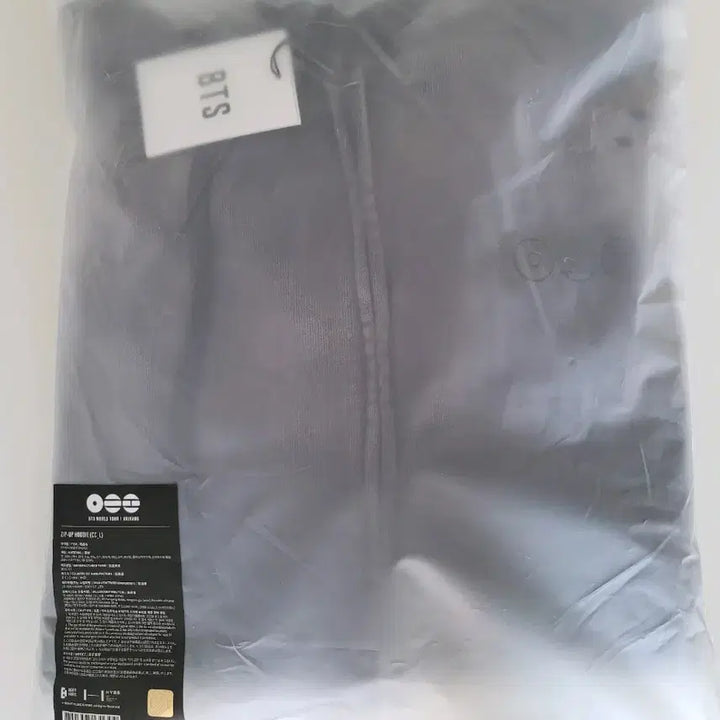 [BUNJANG] BTS Zip-Up Hoodie Charcoal L / 미개봉)BTS 방탄소년단 집업 후디 짚업 아리랑 차콜 L ARIRANG